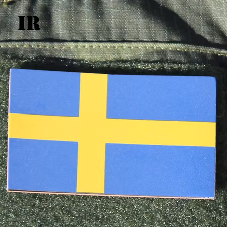 IR Sweden Flag Hook Patch