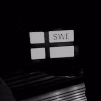 IR - SWE Green and Black Flag Hook Patch