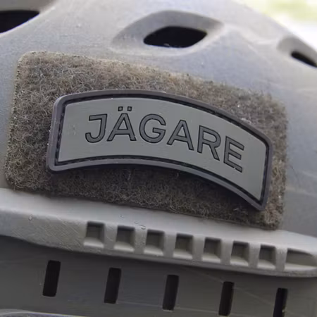 JÄGARE Hook PVC Patch Black / Green