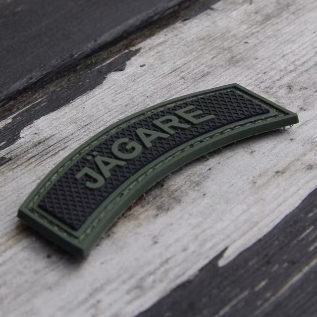 JÄGARE Green/Black PVC Patch M15.