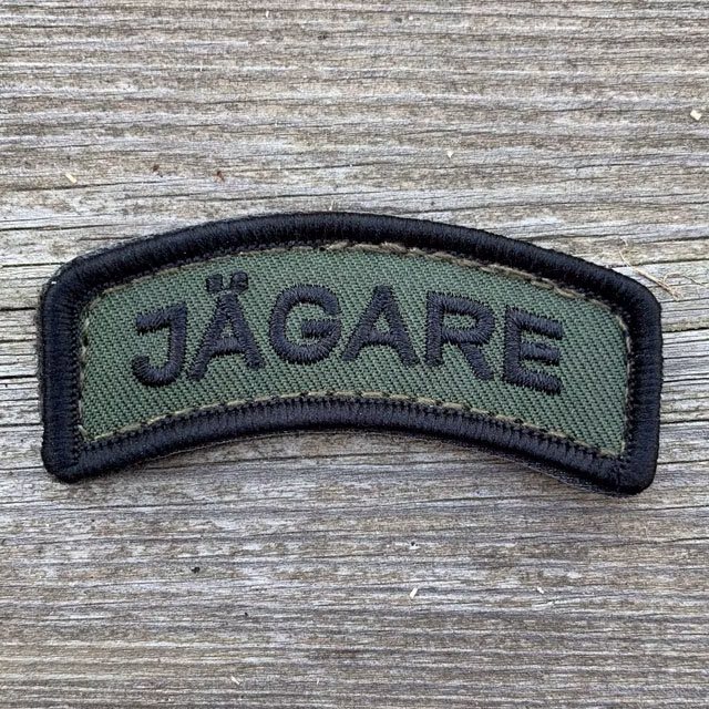 JÄGARE Hook Patch Black/Green/Black - M19
