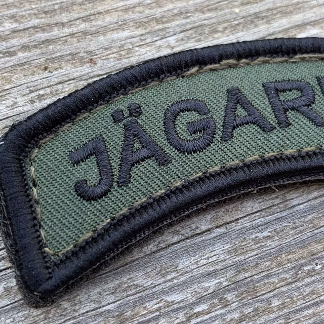 JÄGARE Hook Patch Black/Green/Black - M19