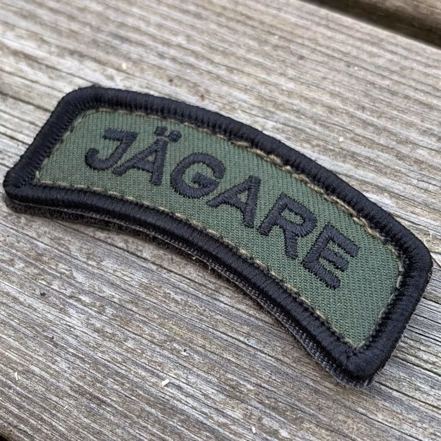 JÄGARE Hook Patch Black/Green/Black - M19
