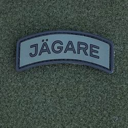 JÄGARE Hook PVC Patch Black/Green