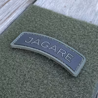 JÄGARE Hook PVC Patch Green/Black