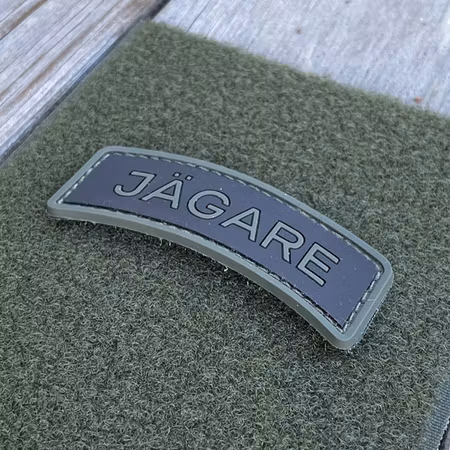 JÄGARE Hook PVC Patch Green / Black