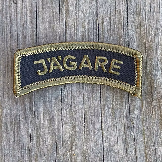 JÄGARE Sew On Patch Green/Black/Green M14