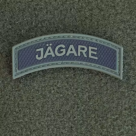 JÄGARE 3D PVC Hook Patch Green / Black