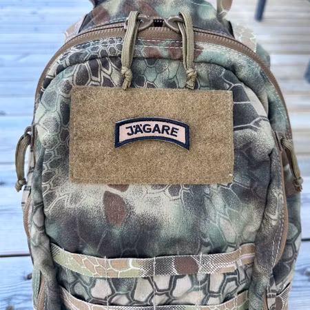 JÄGARE Heritage Hook Patch Black / Earth Brown