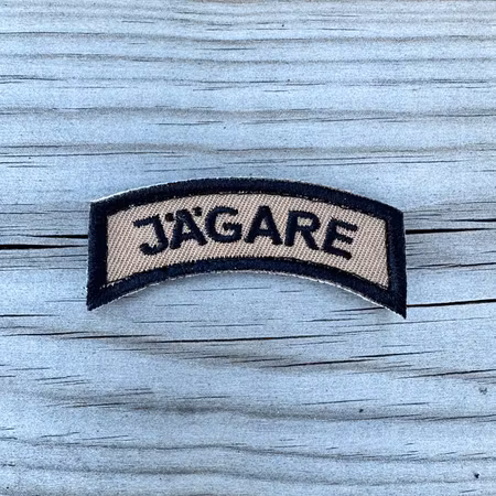 JÄGARE Heritage Hook Patch Black / Earth Brown