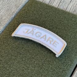 JÄGARE Hook Patch Silver Grey/White
