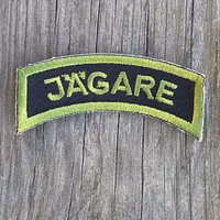 JÄGARE Sew On Patch Jungle Green