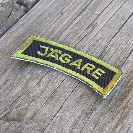 JÄGARE Sew-On Patch Bright Green