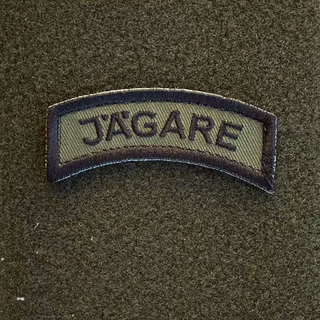 JÄGARE K3 Heritage Hook Patch Black / Green