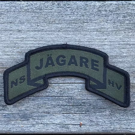 JÄGARE Sew-On Scroll Patch