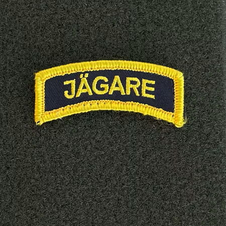 JÄGARE Hook Patch Yellow / Black / Yellow