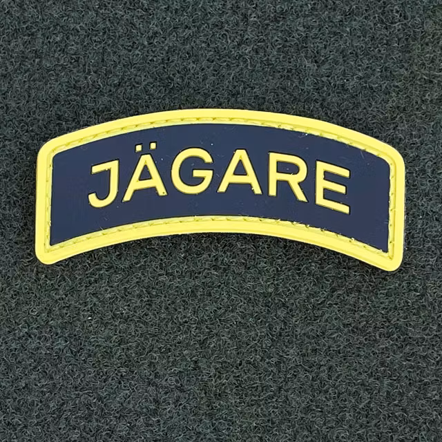 JÄGARE Hook PVC Patch Yellow/Black