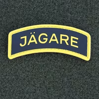 JÄGARE Hook PVC Patch Yellow/Black