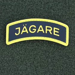 JÄGARE Hook PVC Patch Yellow/Black