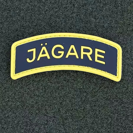 JÄGARE Hook PVC Patch Yellow / Black