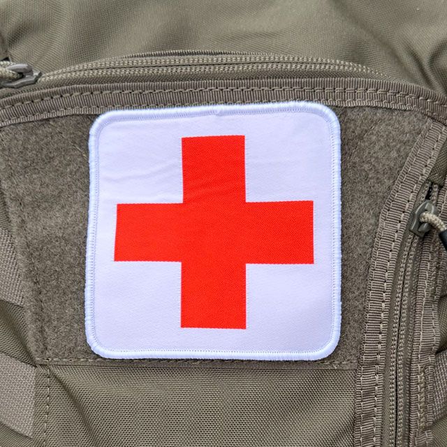 Medic Red Cross Hook Patch M17 from Tac-Up Gear