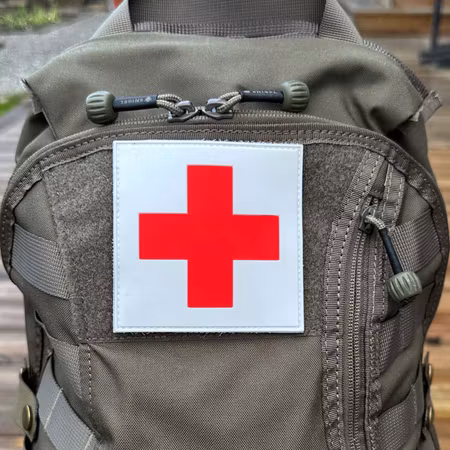 Medic Red Cross PVC Hook Patch