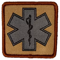 MEDIC Desert Star Hook Patch