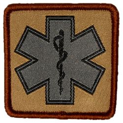 MEDIC Desert Star Hook Patch