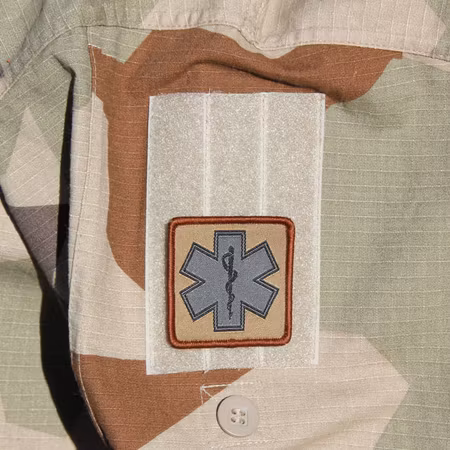 Medic Star of Life Hook Patch - Coyote