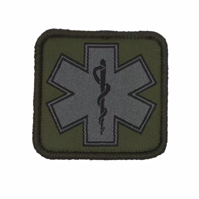 MEDIC Subdued Green Star Patch.