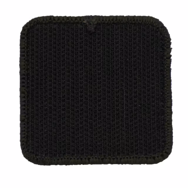 Backside of a MEDIC Subdued Green Star Patch.