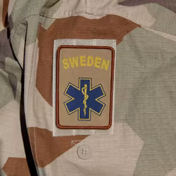 SWE MEDIC Desert Star Hook Patch