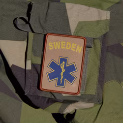 SWE MEDIC Desert Star Hook Patch