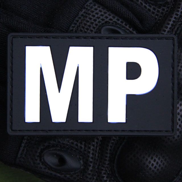 Militärpolis PVC Patch.