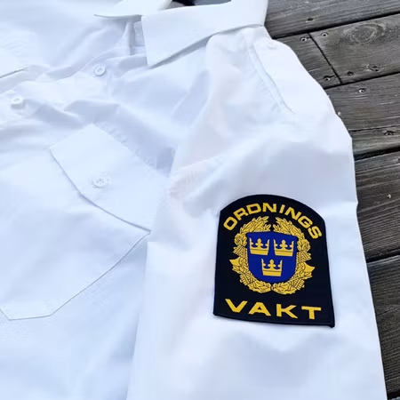 Ordningsvakt Rundat Tygmärke