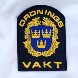 Ordningsvakt Rundad Tygmärke