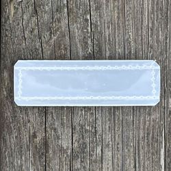 Reflective Hook Patch Silver