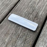 Reflective Hook Patch Silver