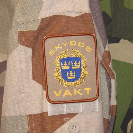 Skyddsvakt Tygmärke Kardborre Khaki