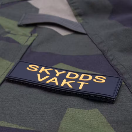 Skyddsvakt Bröstmärke PVC Kardborre