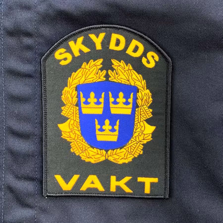 Skyddsvakt Rundat Kardborremärke