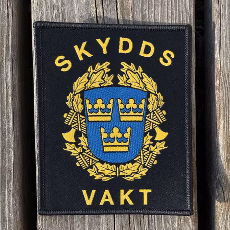 Skyddsvakt Tygmärke Kardborre