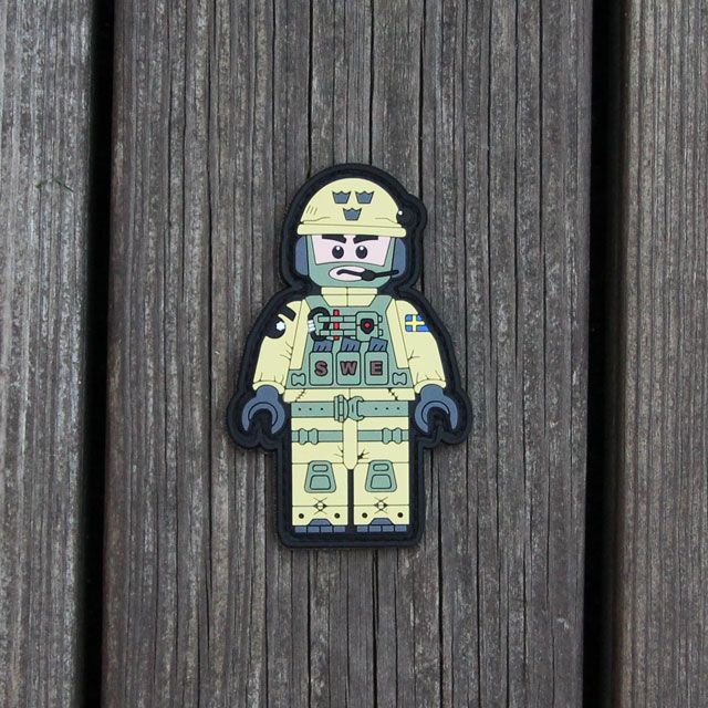 SWE SOG PVC Figur Patch