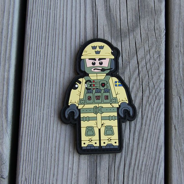 SWE SOG PVC Figur Patch.