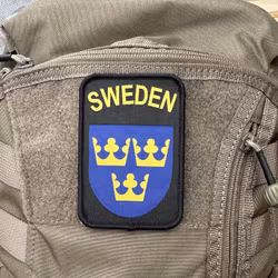 Sweden Hook Patch Black