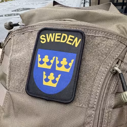 Sweden Hook Patch Black