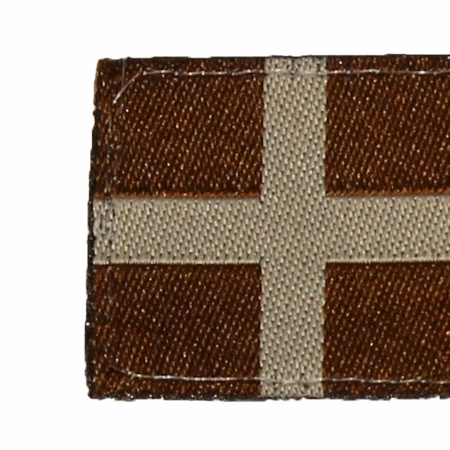Sweden Flag Hook Subdued Desert.