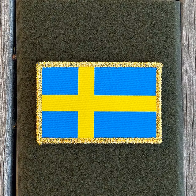 Sweden Flag Gold patch from TAC-UP GEAR