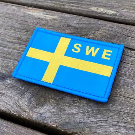Sweden Flag OPS Blue/Yellow Patch