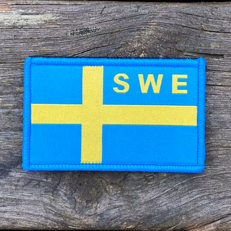 Sweden Flag OPS Blue/Yellow Patch